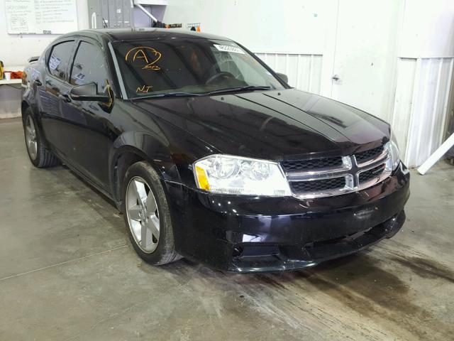 1C3CDZAG9DN771426 - 2013 DODGE AVENGER SE BLACK photo 1