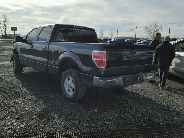 1FTFW1EF6EFA79545 - 2014 FORD F150 SUPER BLACK photo 3