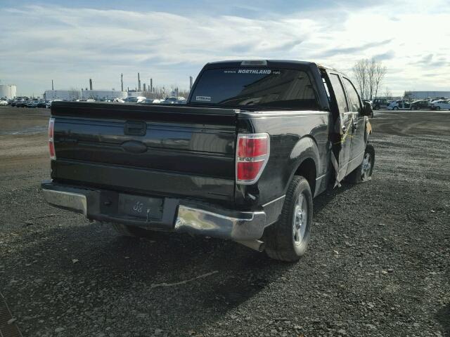 1FTFW1EF6EFA79545 - 2014 FORD F150 SUPER BLACK photo 4