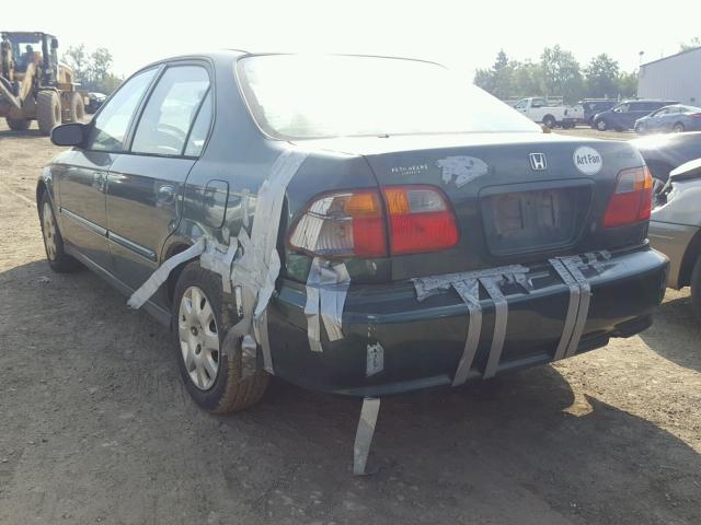 2HGEJ6619XH538371 - 1999 HONDA CIVIC BASE GREEN photo 3