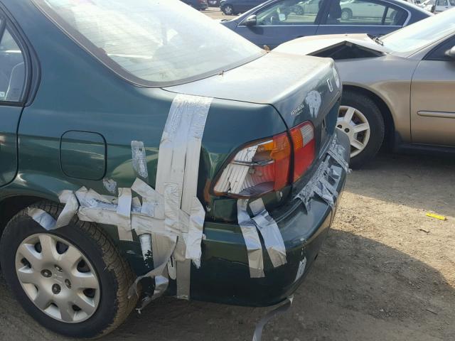 2HGEJ6619XH538371 - 1999 HONDA CIVIC BASE GREEN photo 9