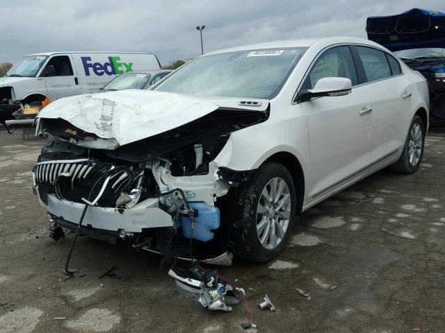 1G4GB5GR4EF168380 - 2014 BUICK LACROSSE WHITE photo 2