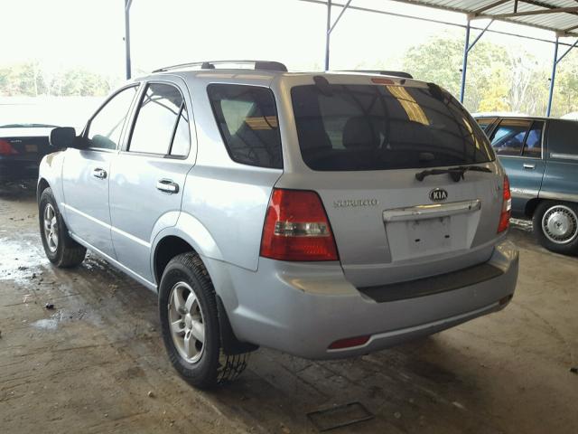 KNDJC735185795893 - 2008 KIA SORENTO EX SILVER photo 3