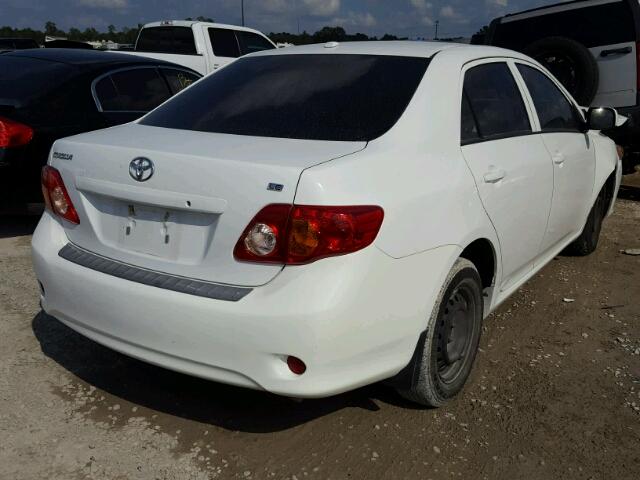 1NXBU40EX9Z117182 - 2009 TOYOTA COROLLA BA WHITE photo 4