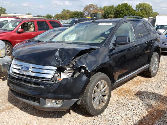 2FMDK39C17BB58491 - 2007 FORD EDGE SEL P BLACK photo 1