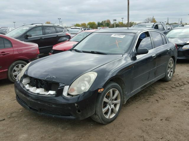 JNKCV51F96M605424 - 2006 INFINITI G35 BLACK photo 2