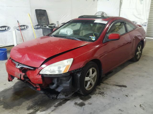 1HGCM72693A024499 - 2003 HONDA ACCORD RED photo 2