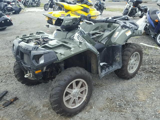 4XAZX85A7BA339877 - 2011 POLARIS SPORTSMAN BLACK photo 2