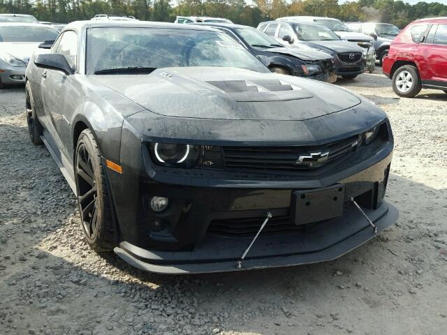 2G1FL1EP6D9807883 - 2013 CHEVROLET CAMARO ZL1 BLACK photo 1