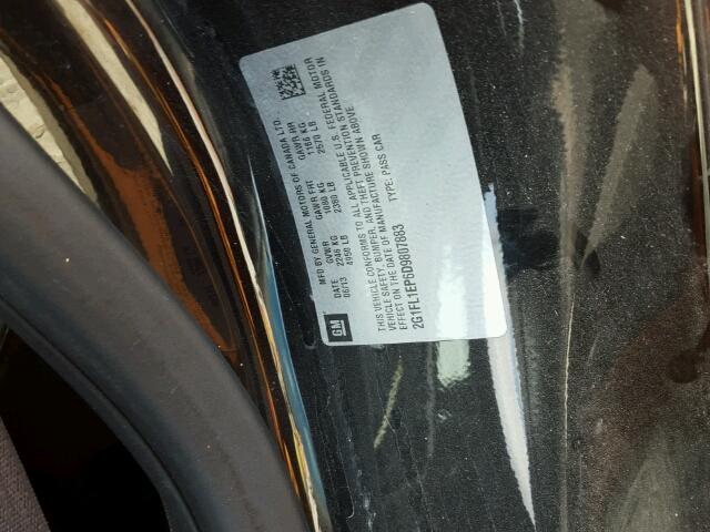 2G1FL1EP6D9807883 - 2013 CHEVROLET CAMARO ZL1 黑色 照片 10