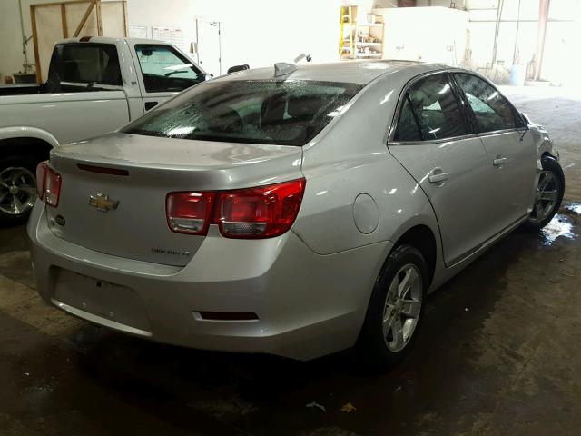 1G11C5SLXFF131791 - 2015 CHEVROLET MALIBU 1LT ვერცხლისფერი ფოტო 4