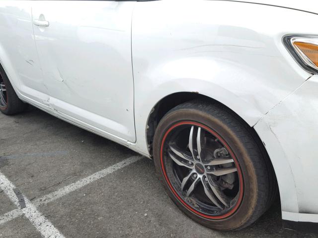 JTLZE4FE6A1104589 - 2010 TOYOTA SCION XB Ақ фото 9