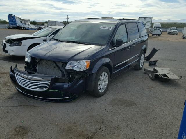 2C4RC1BG4GR185426 - 2016 CHRYSLER TOWN & COU BLUE photo 2