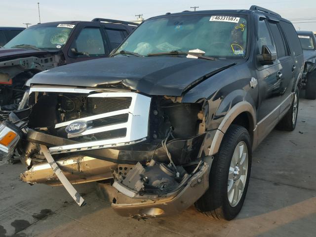 1FMJK1H51BEF34775 - 2011 FORD EXPEDITION BLACK photo 2