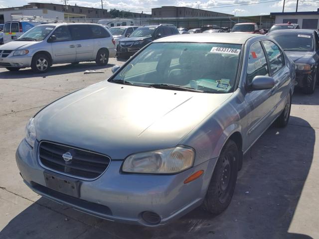 JN1CA31D41T627378 - 2001 NISSAN MAXIMA GXE TURQUOISE photo 2