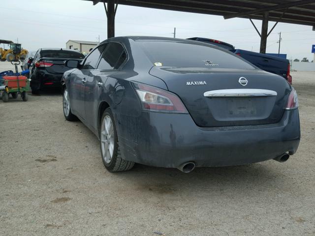 1N4AA5AP1DC839479 - 2013 NISSAN MAXIMA S CHARCOAL photo 3