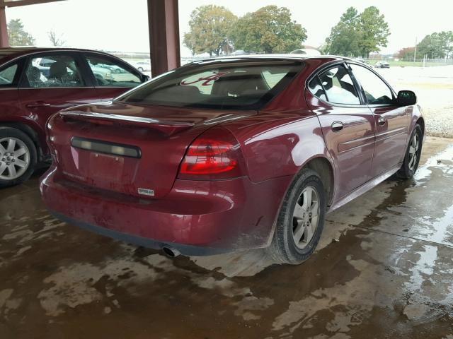 2G2WP522251191129 - 2005 PONTIAC GRAND PRIX Qırmızı foto 4