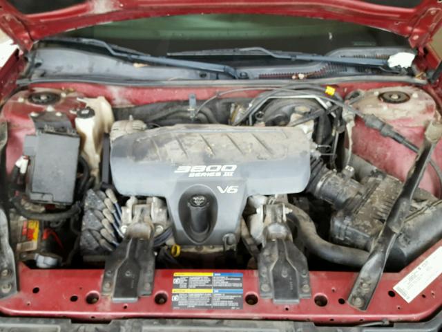2G2WP522251191129 - 2005 PONTIAC GRAND PRIX Qırmızı foto 7