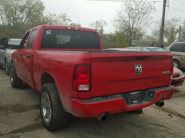 1C6RR7FT2ES126015 - 2014 RAM 1500 ST RED photo 3