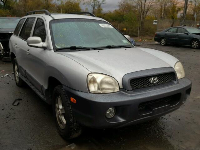 KM8SC73D03U455883 - 2003 HYUNDAI SANTA FE G SILVER photo 1