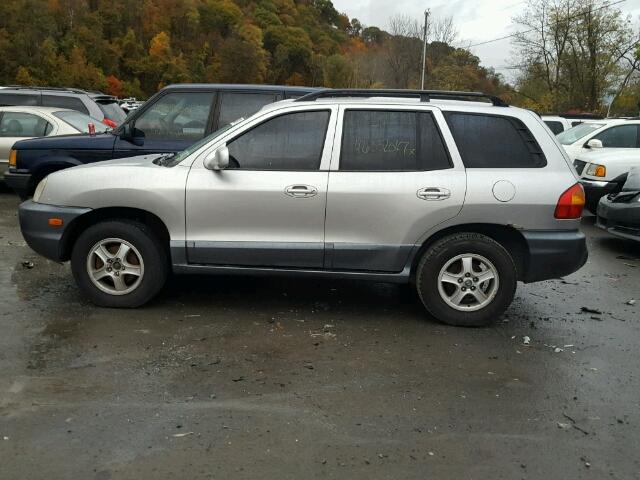 KM8SC73D03U455883 - 2003 HYUNDAI SANTA FE G SILVER photo 9