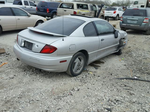 1G2JB12F847234605 - 2004 PONTIAC SUNFIRE SILVER photo 4