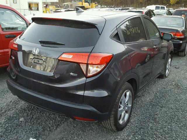 3CZRU5H52GM723441 - 2016 HONDA HR-V GRAY photo 4