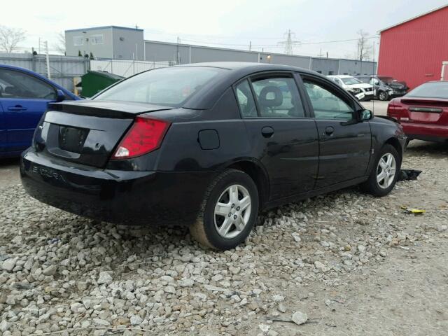 1G8AJ55F67Z202773 - 2007 SATURN ION LEVEL BLACK photo 4