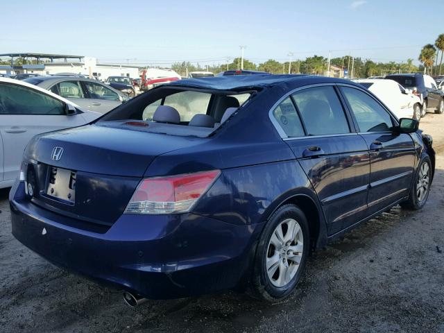 JHMCP26438C076464 - 2008 HONDA ACCORD BLUE photo 4