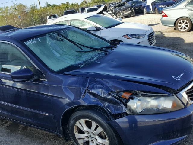 JHMCP26438C076464 - 2008 HONDA ACCORD BLUE photo 9