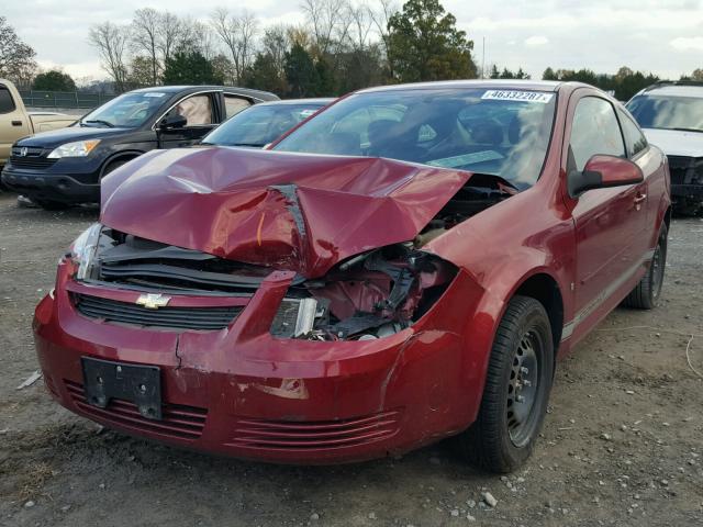 1G1AL18F887131828 - 2008 CHEVROLET COBALT LT MAROON photo 2