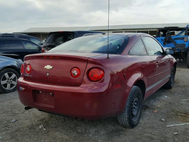 1G1AL18F887131828 - 2008 CHEVROLET COBALT LT MAROON photo 4