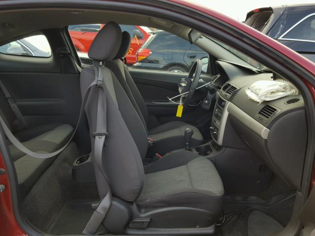 1G1AL18F887131828 - 2008 CHEVROLET COBALT LT MAROON photo 5