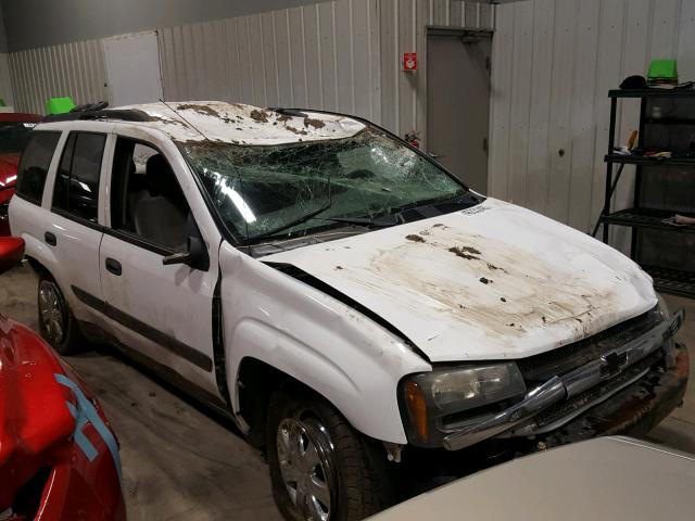 1GNDT13S952268303 - 2005 CHEVROLET TRAILBLAZE WHITE photo 1