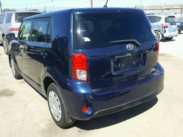 JTLZE4FE4EJ056967 - 2014 TOYOTA SCION XB ლურჯი ფოტო 3