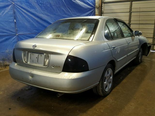 3N1CB51D33L808987 - 2003 NISSAN SENTRA XE SILVER photo 4