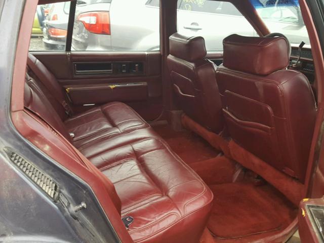 1G6CD5336L4254672 - 1990 CADILLAC DEVILLE BLUE photo 6