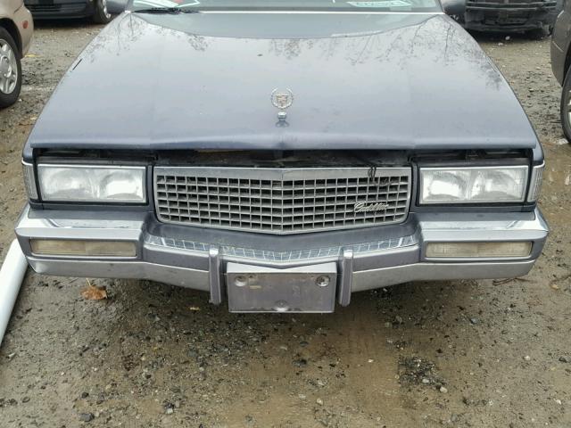 1G6CD5336L4254672 - 1990 CADILLAC DEVILLE BLUE photo 7