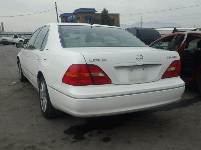 JTHBN30F010020748 - 2001 LEXUS LS 430 WHITE photo 3