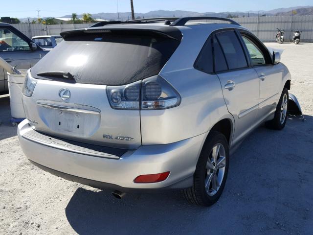 JTJHW31U960022475 - 2006 LEXUS RX 400 SILVER photo 4