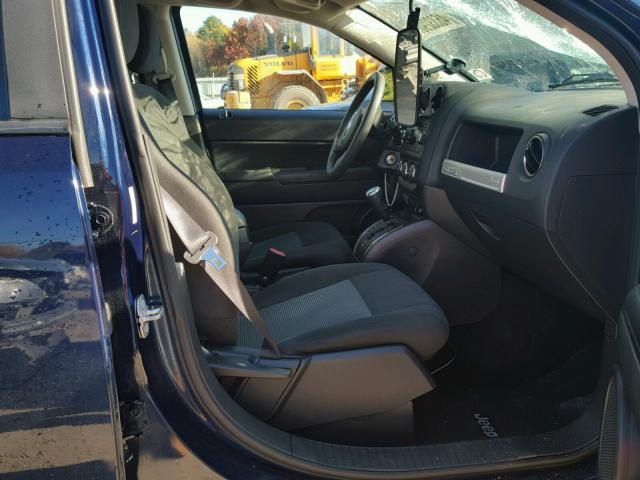 1C4NJDBB5GD521162 - 2016 JEEP COMPASS SP ლურჯი ფოტო 5