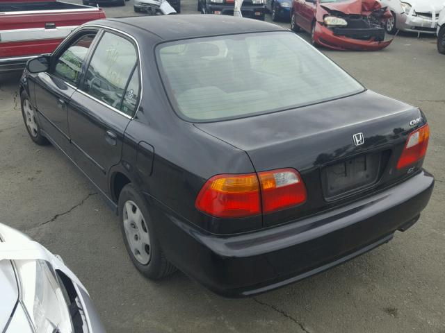 JHMEJ8647XS000201 - 1999 HONDA CIVIC EX შავი ფოტო 3