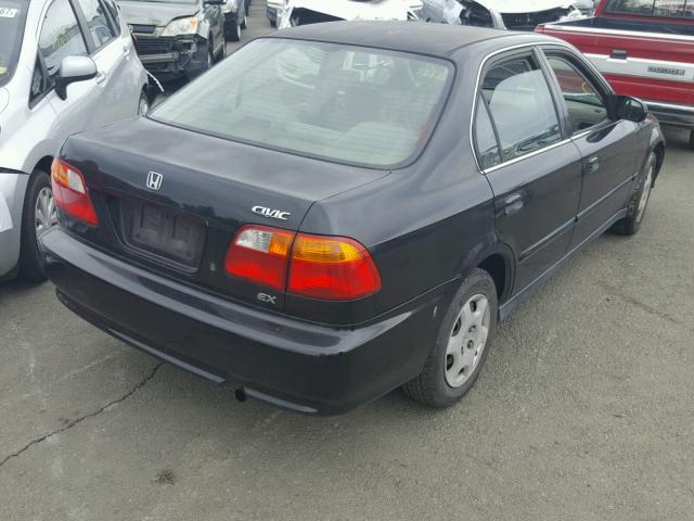 JHMEJ8647XS000201 - 1999 HONDA CIVIC EX შავი ფოტო 4