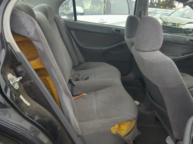 JHMEJ8647XS000201 - 1999 HONDA CIVIC EX შავი ფოტო 6