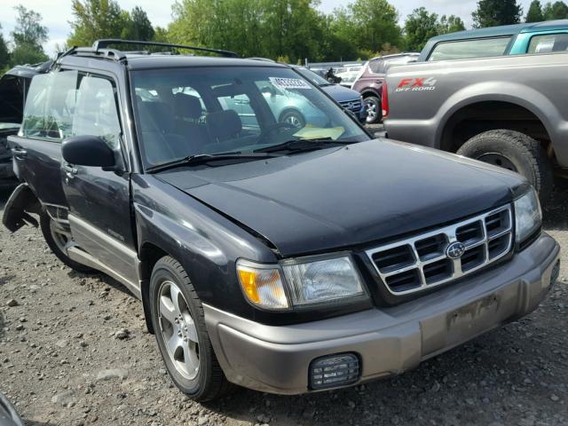 JF1SF6556YH716001 - 2000 SUBARU FORESTER S BLACK photo 1