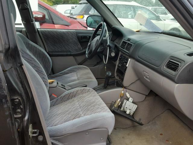 JF1SF6556YH716001 - 2000 SUBARU FORESTER S BLACK photo 5