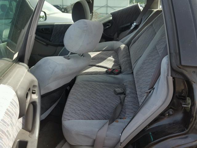 JF1SF6556YH716001 - 2000 SUBARU FORESTER S BLACK photo 6