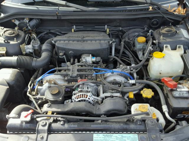JF1SF6556YH716001 - 2000 SUBARU FORESTER S BLACK photo 7
