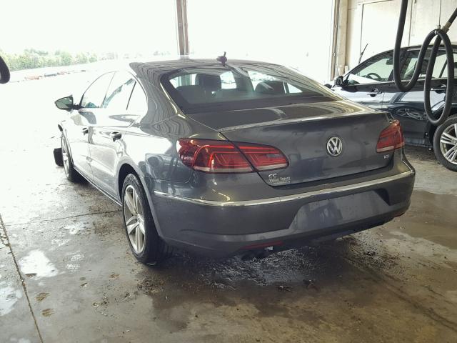 WVWBN7AN4GE507901 - 2016 VOLKSWAGEN CC BASE GRAY photo 3