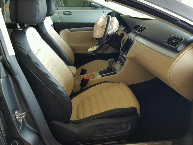 WVWBN7AN4GE507901 - 2016 VOLKSWAGEN CC BASE GRAY photo 5